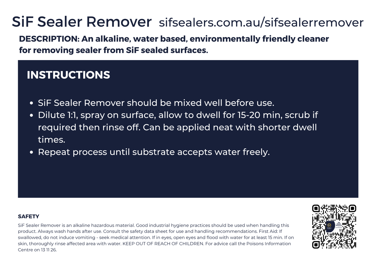 SiF Sealer Remover
