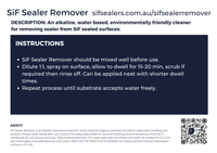SiF Sealer Remover