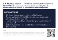 SiF House Wash - 20L